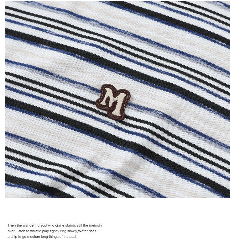 Nautical Stripe Casual T-shirt