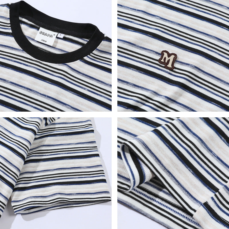 Nautical Stripe Casual T-shirt