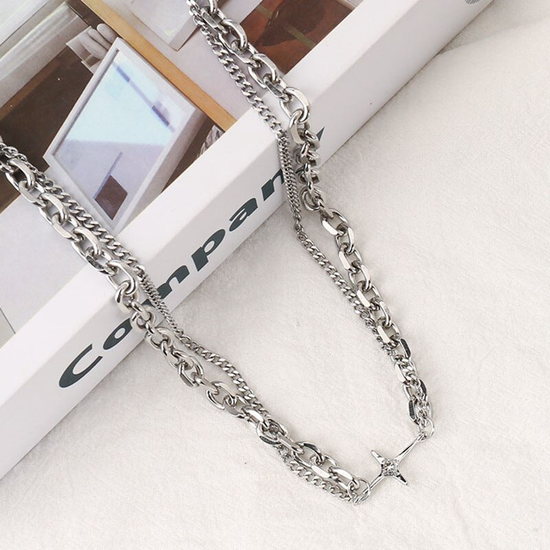 Stainless Steel Cross Necklace for Women & Men