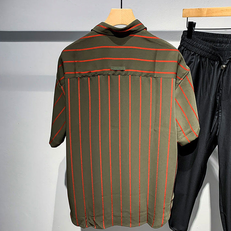 Urban Stripe Short-Sleeve Shirt