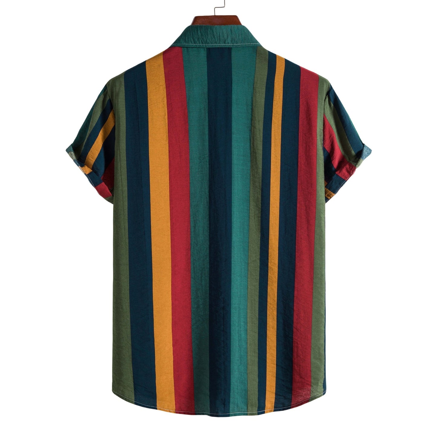 Men's Casual Striped Short Sleeve