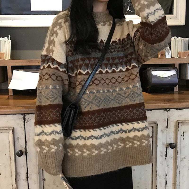 Korean Style Loose Pullover Knitwear