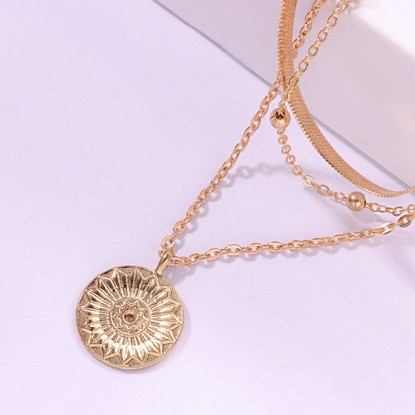 Vintage Layered Chain Necklace For Women