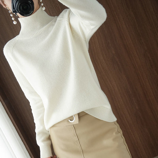 Turtleneck Pullover Sweater Spring