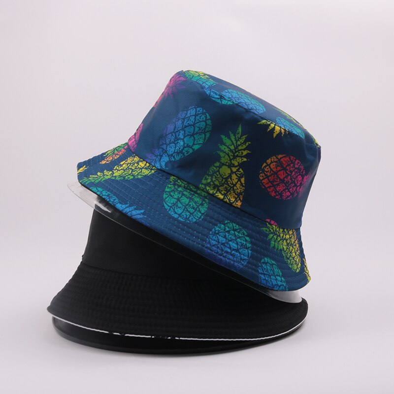 Cute Embroidered Double-sided Bucket Hat