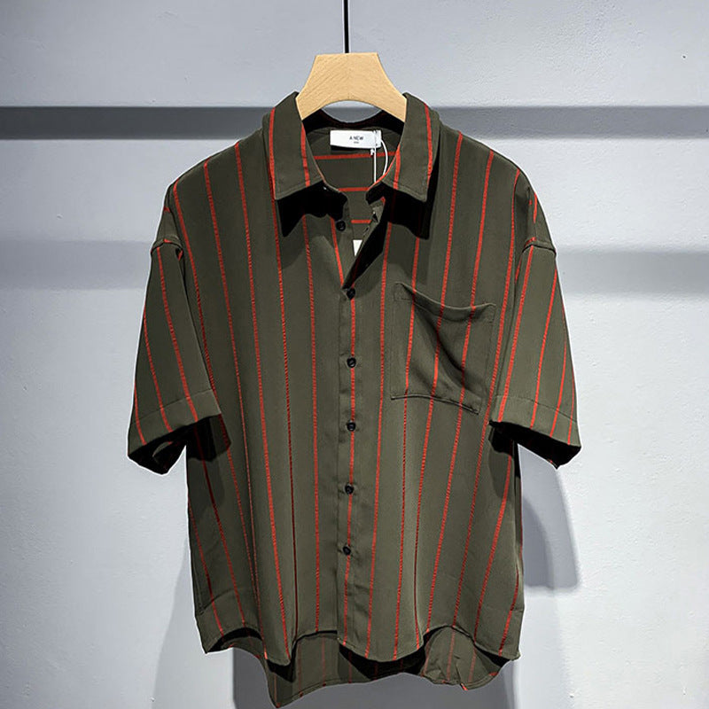 Urban Stripe Short-Sleeve Shirt